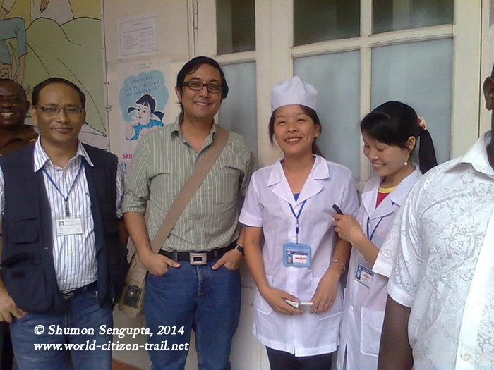 At a disctict health center in Vietnam