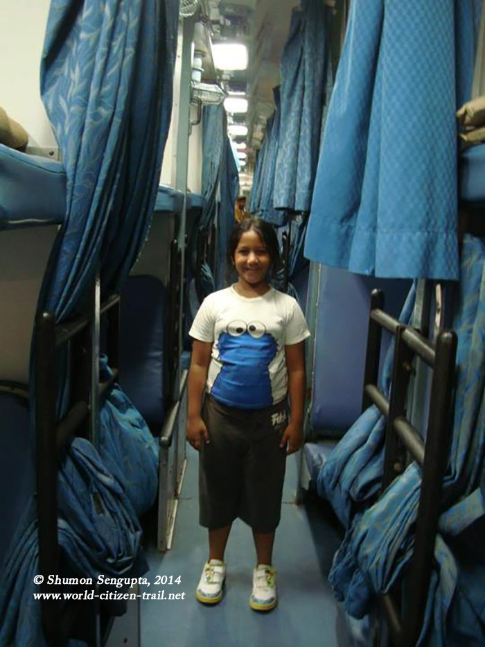 Inside the Venkatadri Express .