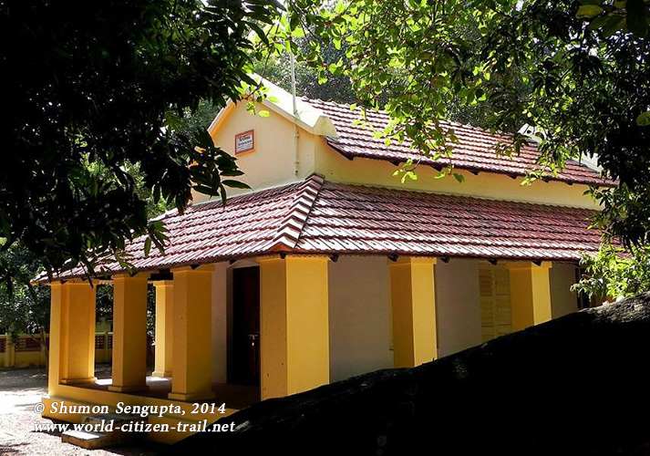 Dwija Biram - the house in Shantiniketan adjoining Guru Palli..