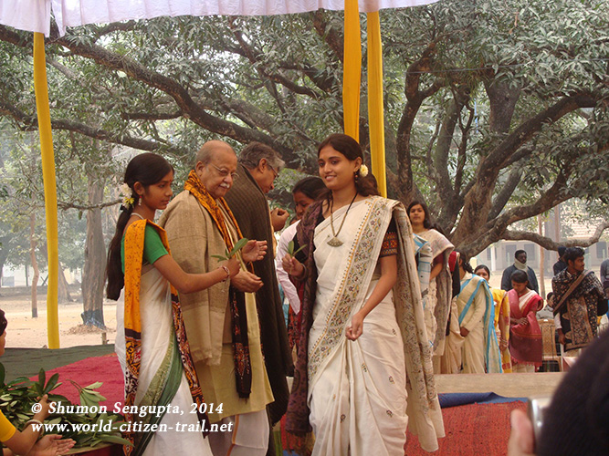 Patha Bnavan and Shikkha Satra Convocation at the Amra Kunja..